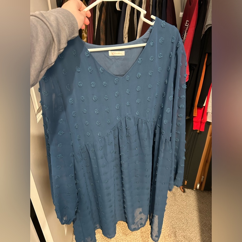 V-neck dress